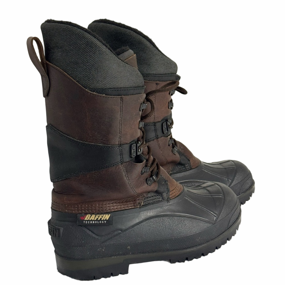 Baffin Apex Men Size 8 Polar Arctic -100 Black Brown Insulated Winter Snow Boots